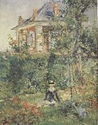 Edouard Manet Un coin du jardin de Bellevue (mk40) china oil painting reproduction